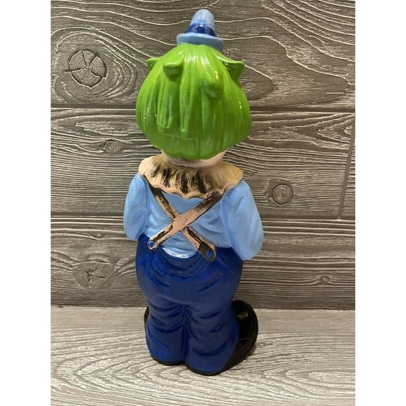 Vintage 1970s Hand Painted Ceramic Clown Smiling Happy Creepy Kitschy Decor - Picture 3 of 6
